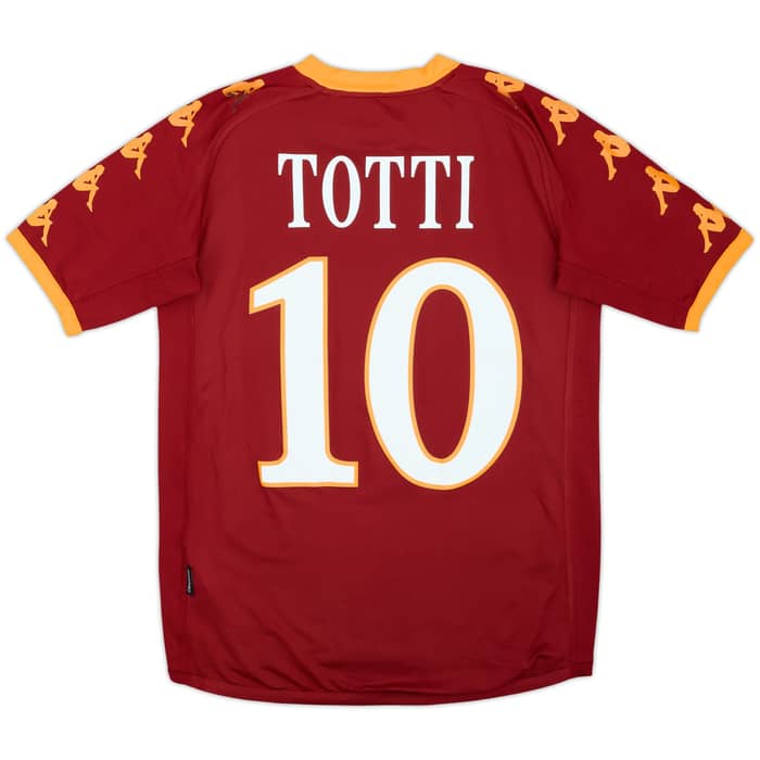 2010-11 Roma Home Shirt Totti #10 - 6/10 - (15-16 Years)