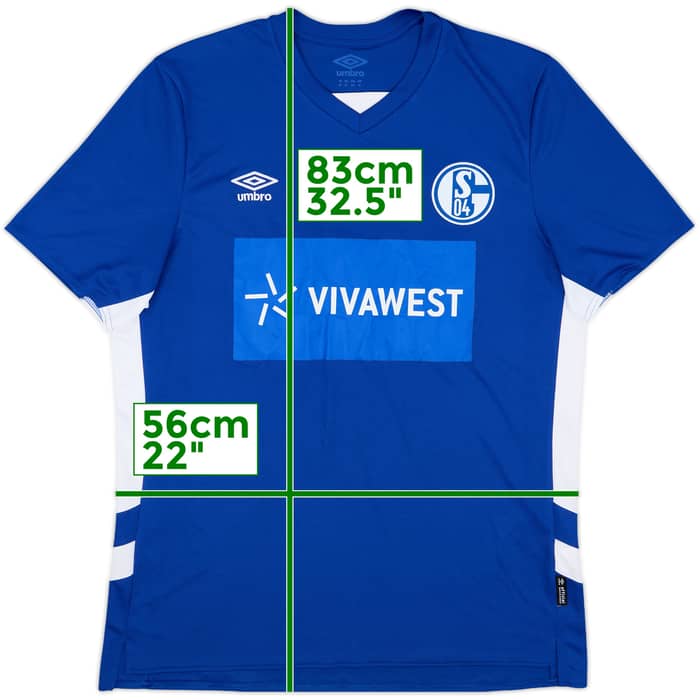 2021-22 Schalke Home Shirt - 9/10 - (XL)