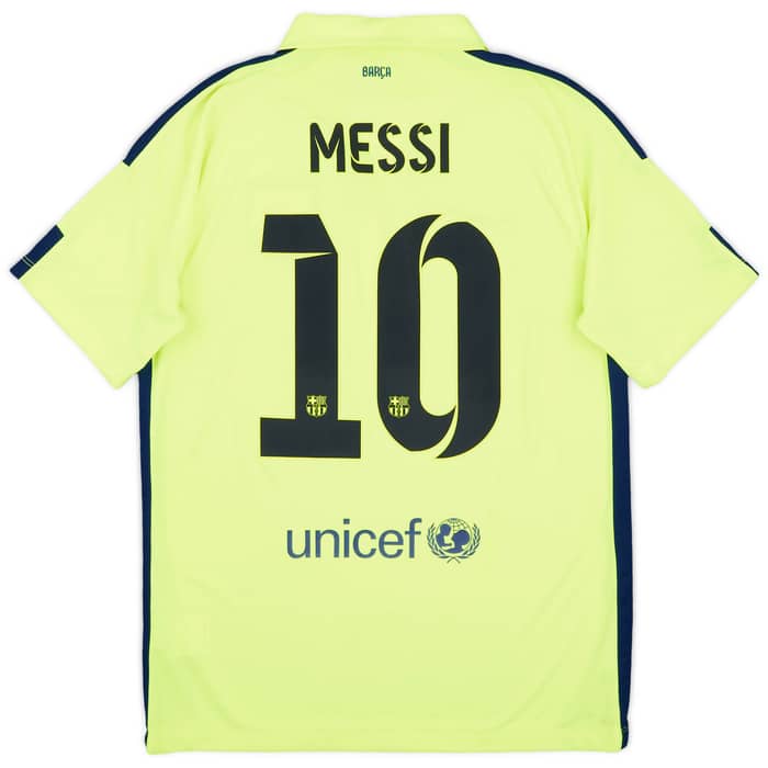2014-15 Barcelona Third Shirt Messi #10 - 7/10 - (M)