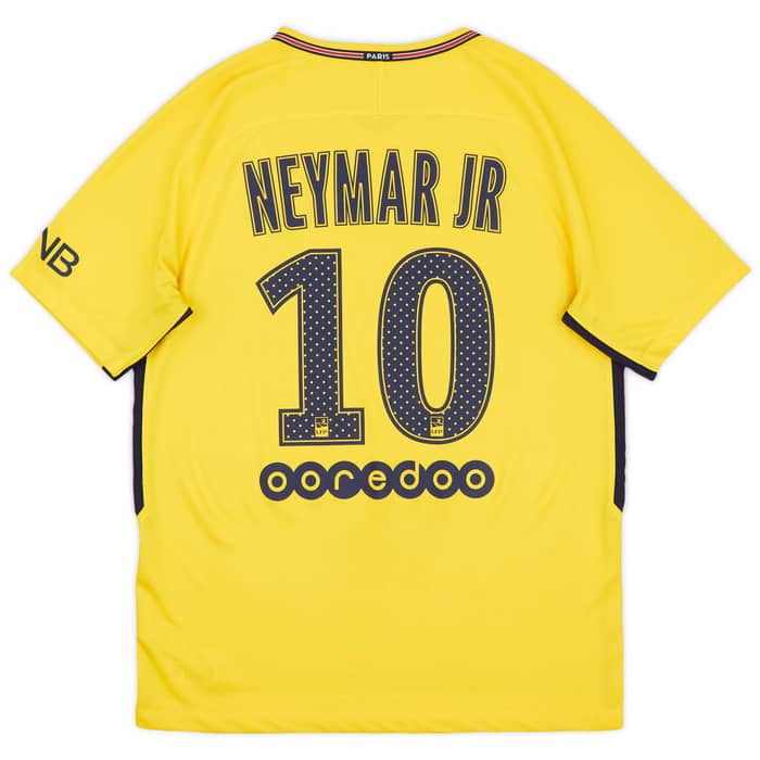 2017-18 Paris Saint-Germain Away Shirt Neymar Jr #10 - 8/10 - (M)