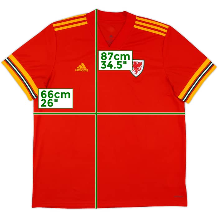 2020-21 Wales Home Shirt - 10/10 - (XXL)