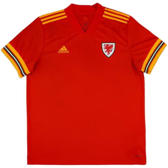 2020-21 Wales Home Shirt - 8/10 - (XL)