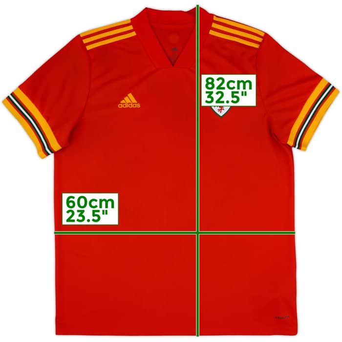 2020-21 Wales Home Shirt - 8/10 - (XL)