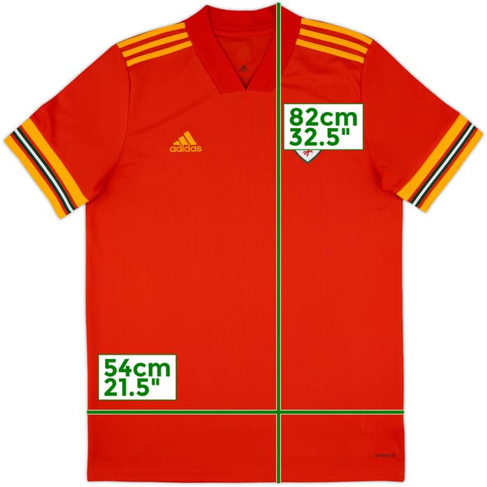 2020-21 Wales Home Shirt - 10/10 - (L)