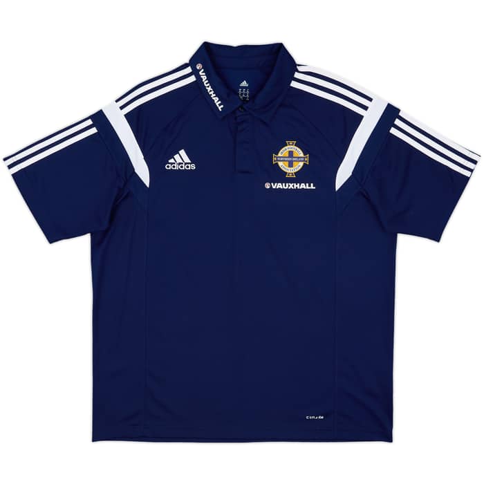 2013-14 Northern Ireland adidas Polo Shirt - 9/10 - (XL)