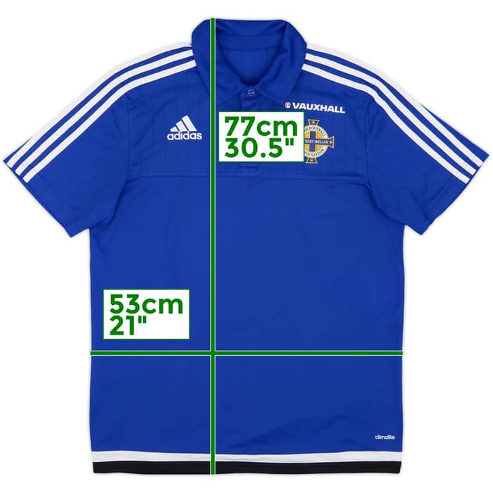 2015-16 Northern Ireland adidas Polo Shirt - 10/10 - (M)