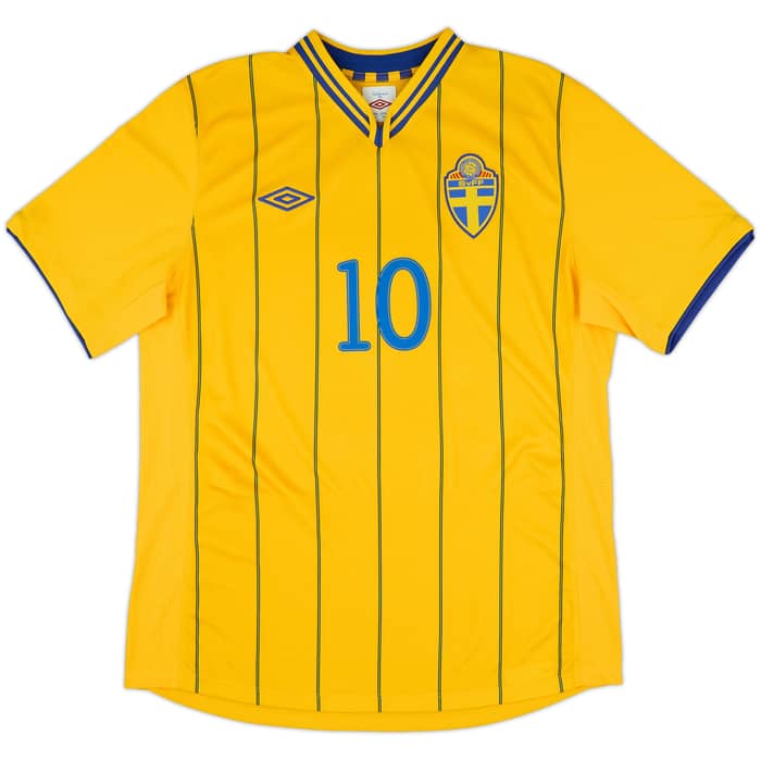 2012-13 Sweden Home Shirt Ibrahimovic #10 - 10/10 - (L)
