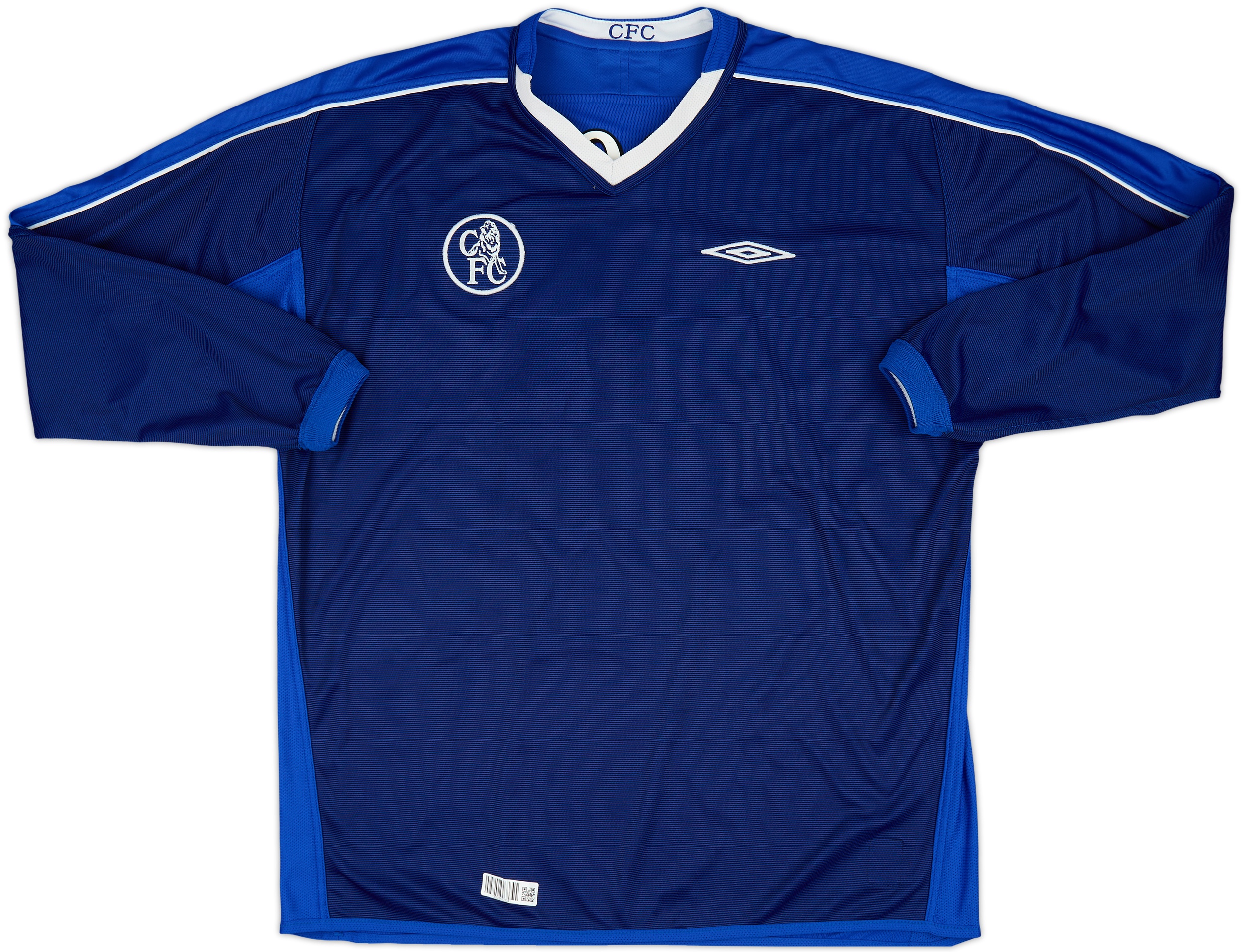 2003-05 Chelsea L/S Home Shirt Drogba #15 - 9/10 - (XXL)