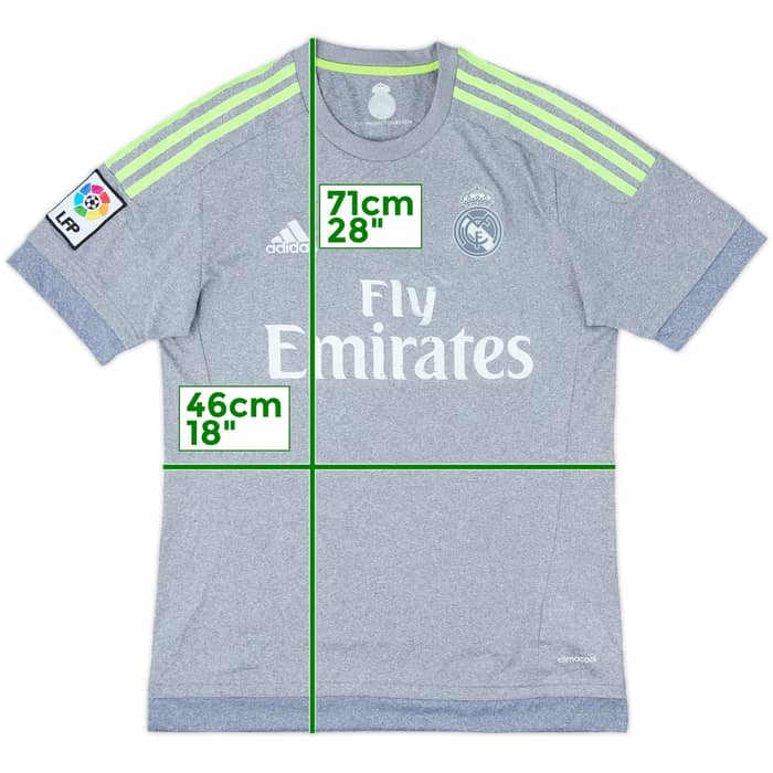 2015-16 Real Madrid Away Shirt - 5/10 - (S)