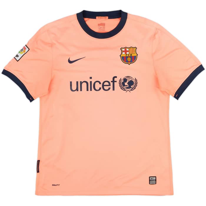 2009-10 Barcelona Away Shirt Messi #10 - 6/10 - (M)