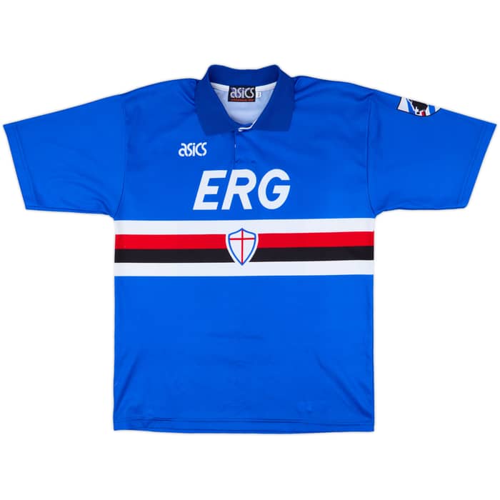 1992-94 Sampdoria Home Shirt - 9/10 - (XL)
