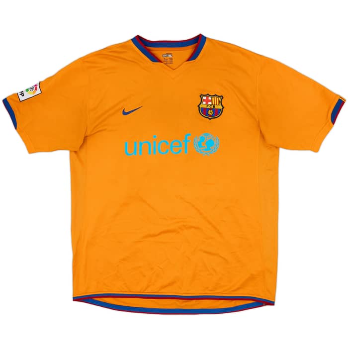 2006-08 Barcelona Away Shirt Ronaldinho #10 - 8/10 - (XL)