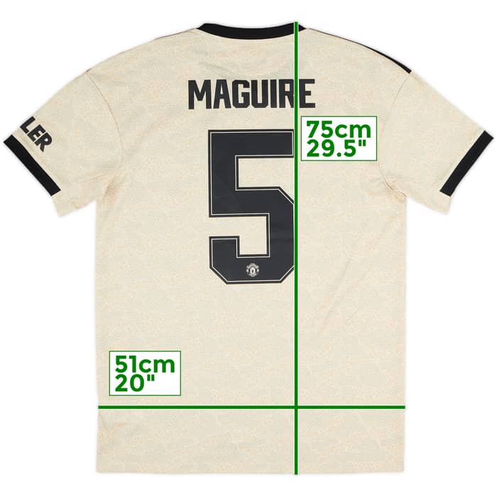 2019-20 Manchester United Away Shirt Maguire #5 - 10/10 - (M)