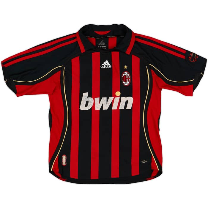 2006-07 AC Milan Home Shirt - 6/10 - (M.Boys)