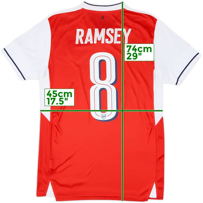 2016-17 Arsenal Home Shirt Ramsey #8 - 7/10 - (S)
