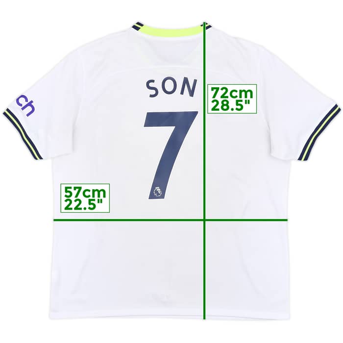 2022-23 Tottenham Home Shirt Son #7 - 5/10 - (XL)