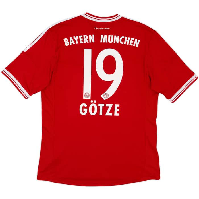 2013-14 Bayern Munich Home Shirt Gotze #19 - 7/10 - (L)