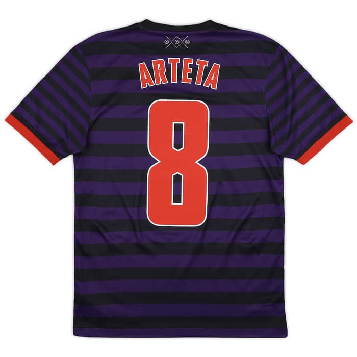 2012-13 Arsenal Away Shirt Arteta #8 - 8/10 - (S)