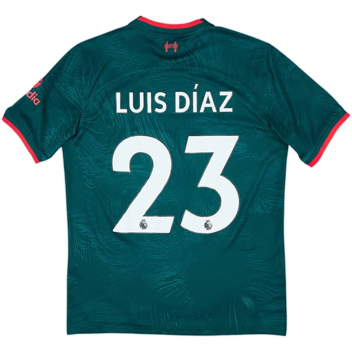 2022-23 Liverpool Third Shirt Luis Diaz #23 - 9/10 - (M)