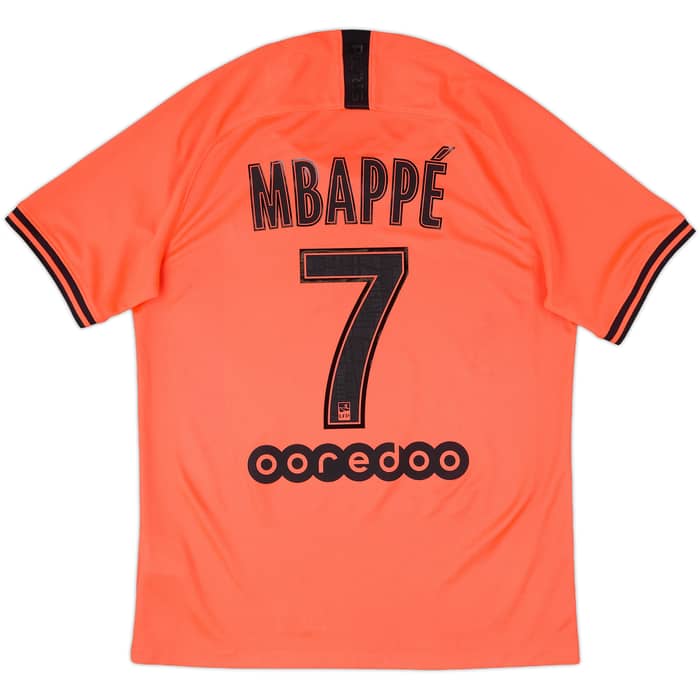 2019-20 Paris Saint-Germain Away Shirt Mbappe #7 - 8/10 - (M)