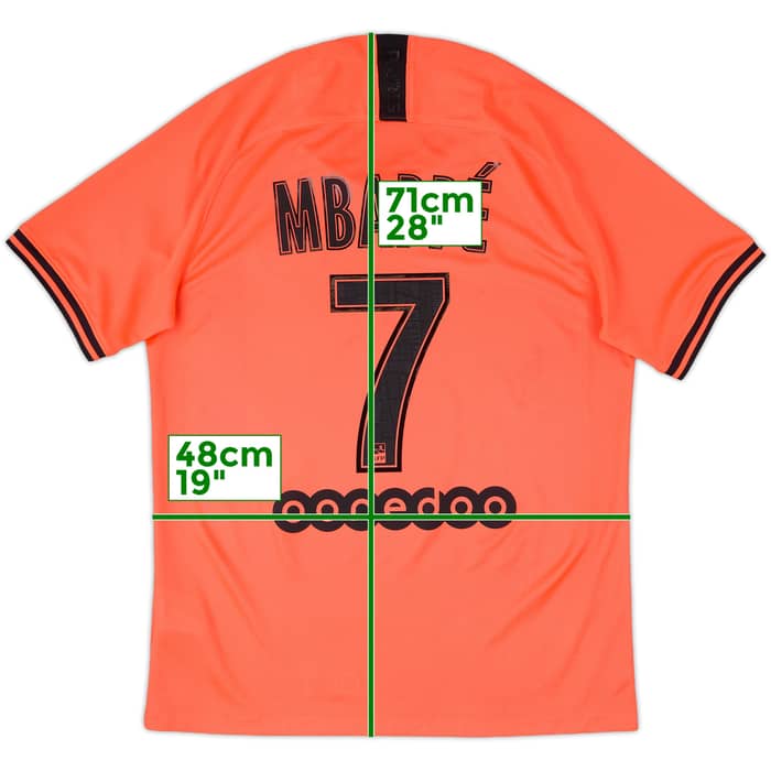 2019-20 Paris Saint-Germain Away Shirt Mbappe #7 - 8/10 - (M)