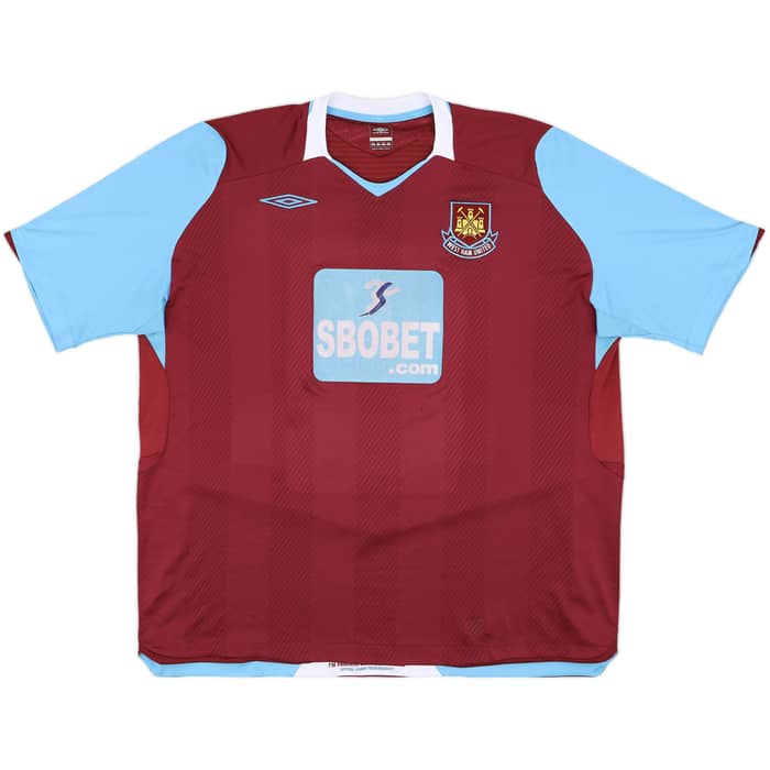 2008-09 West Ham Home Shirt Noble #16 - 5/10 - (3XL)