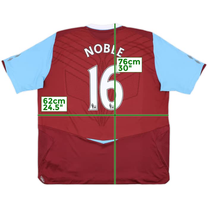 2008-09 West Ham Home Shirt Noble #16 - 5/10 - (3XL)