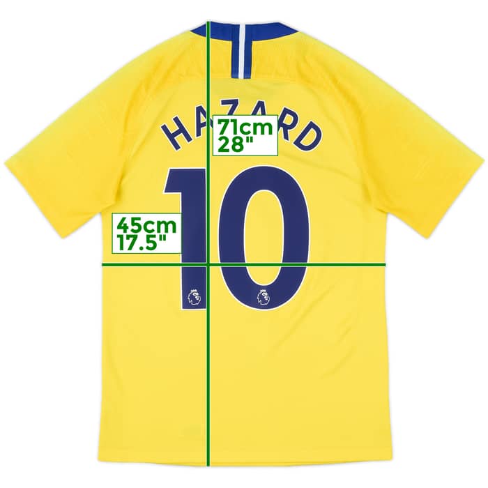 2018-19 Chelsea Away Shirt Hazard #10 - 8/10 - (S)