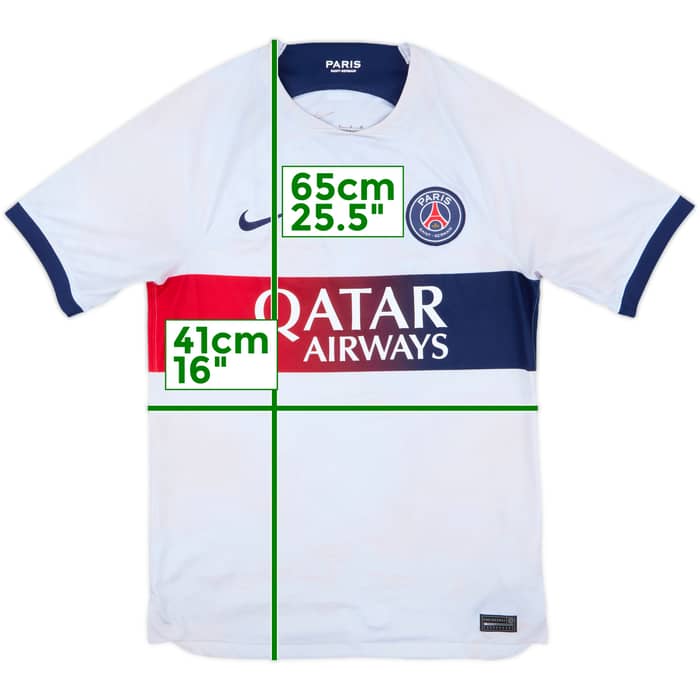 2023-24 Paris Saint-Germain Away Shirt - 3/10 - (S)