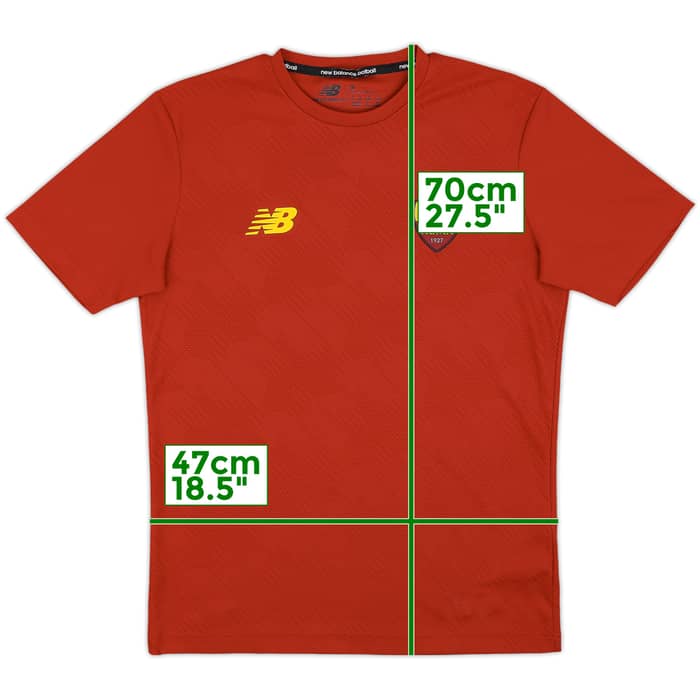 2022-23 Roma New Balance Training Shirt - 9/10 - (S)