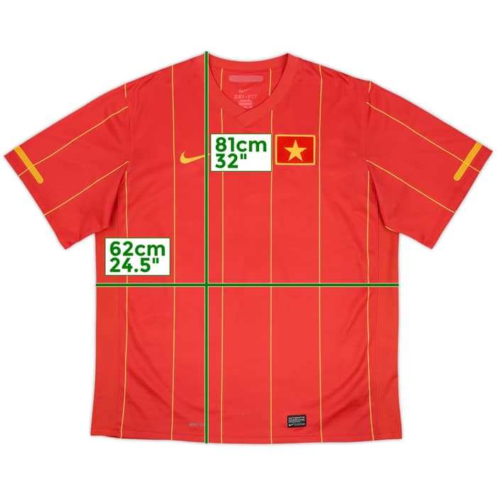 2010 Vietnam Home Shirt - 8/10 - (XXL)