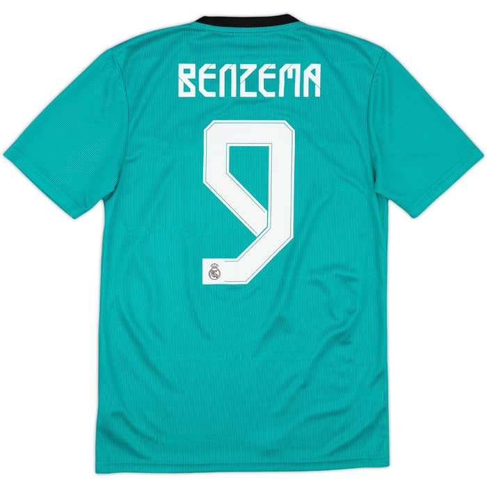 2021-22 Real Madrid Third Shirt Benzema #9 - 9/10 - (S)