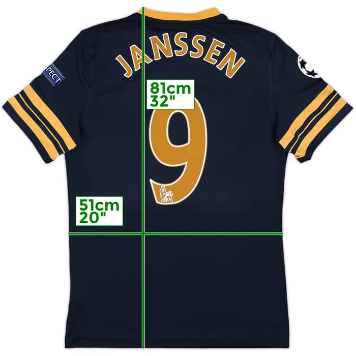 2016-17 Tottenham Away Shirt Janssen #9 - 6/10 - (XL)