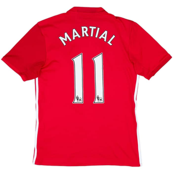 2016-17 Manchester United Home Shirt Martial #11 - 8/10 - (S)