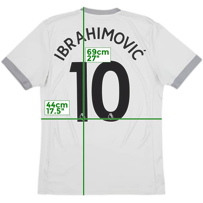 2017-18 Manchester United Third Shirt Ibrahimovic #10 - 6/10 - (S)