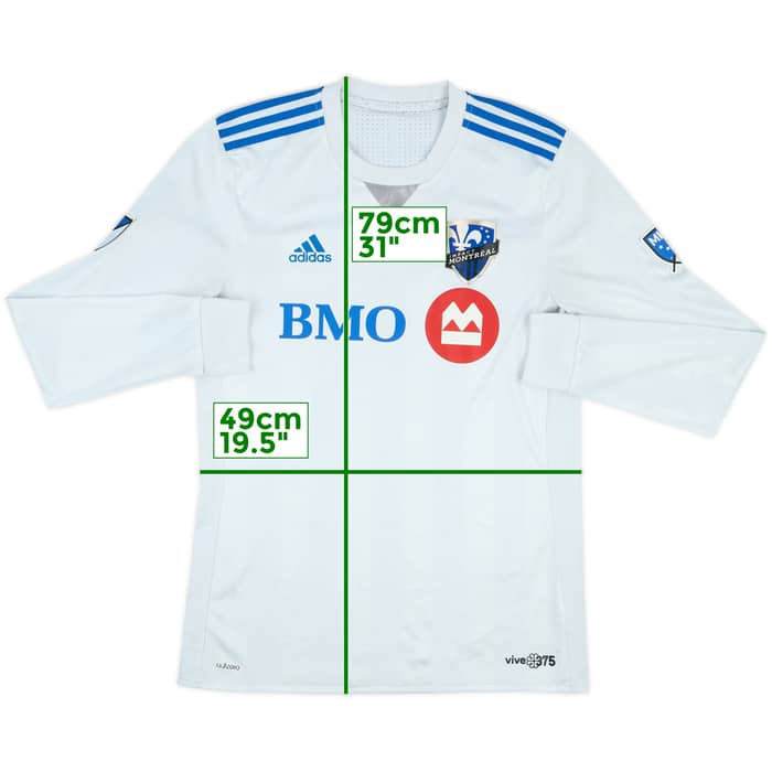 2017 Montreal Impact Authentic Away L/S Shirt - 6/10 - (L)