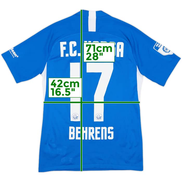 2019-20 Hansa Rostock Home Shirt Behrens #17 - 8/10 - (S)