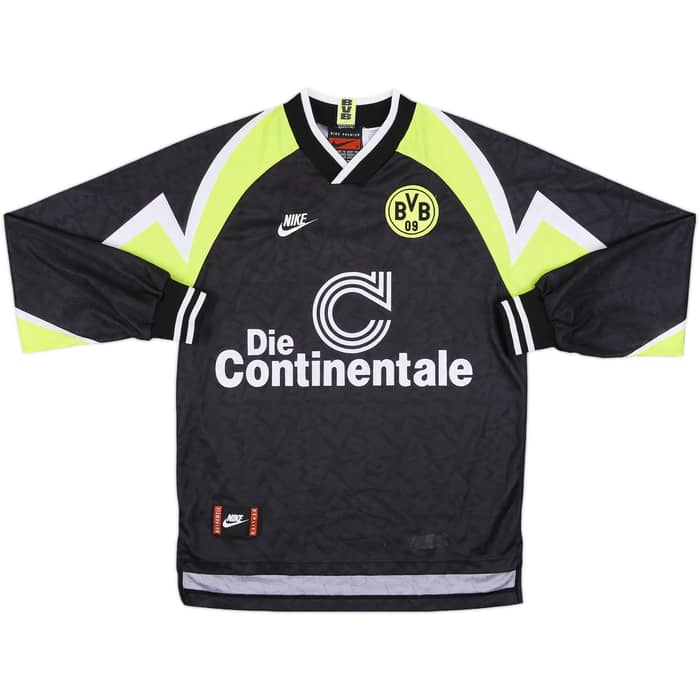 1995-96 Borussia Dortmund Away L/S Shirt - 9/10 - (S)