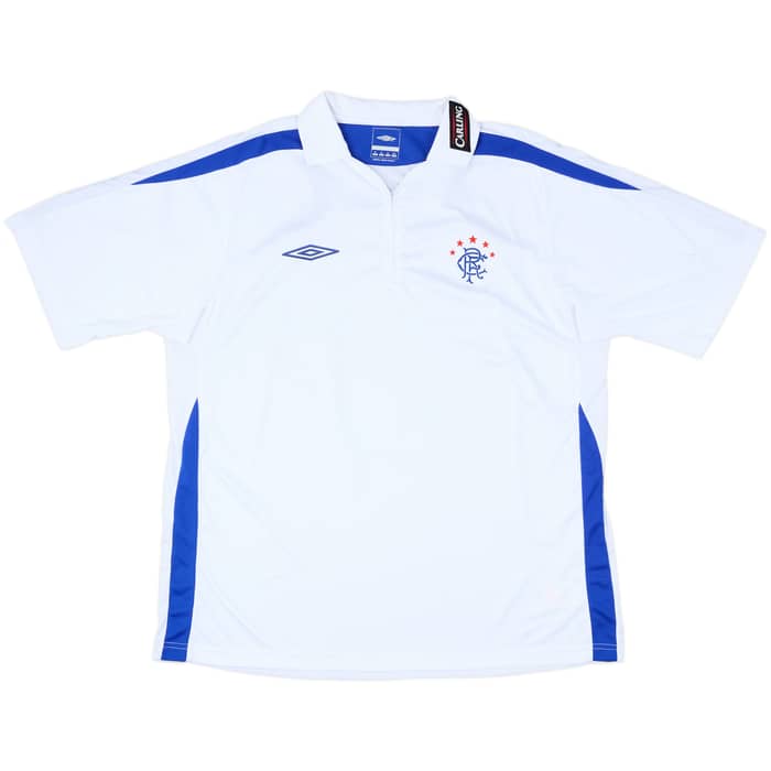 2009-10 Rangers Umbro 1/4 Zip Training Polo - 10/10 - (XL)