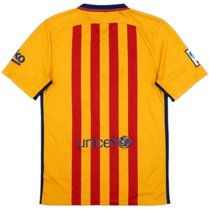 2015-16 Barcelona Away Shirt - 5/10 - (S)