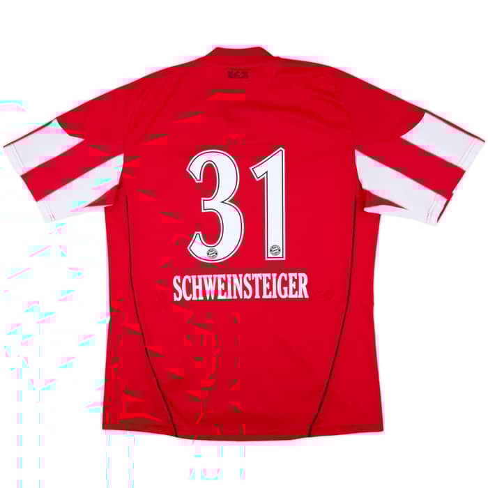 2010-11 Bayern Munich Home Shirt Schweinsteiger #31 - 4/10 - (L)