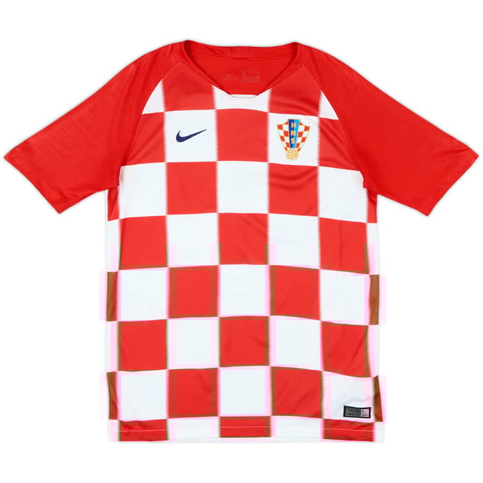 2018-19 Croatia Home Shirt - 8/10 - (XL.Boys)