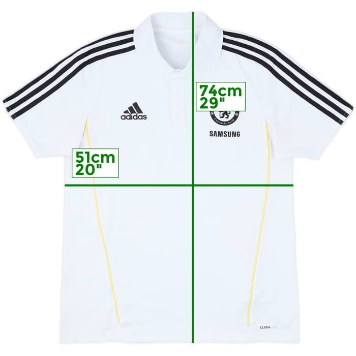 2011-12 Chelsea adidas Polo Shirt - 8/10 - (M)