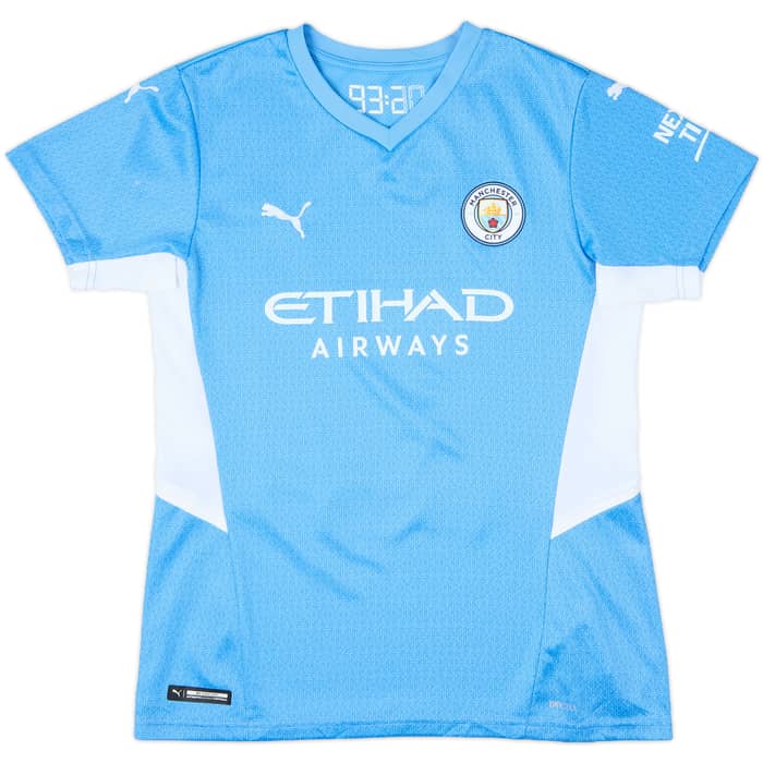 2021-22 Manchester City Home Shirt Grealish #10 - 7/10 - (Women's S)