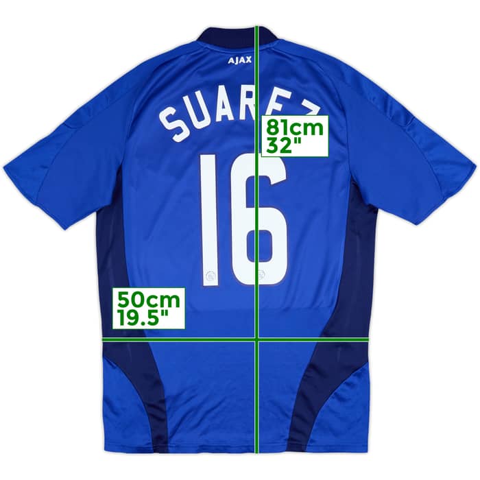 2008-09 Ajax Away Shirt Suarez #16 - 6/10 - (L)