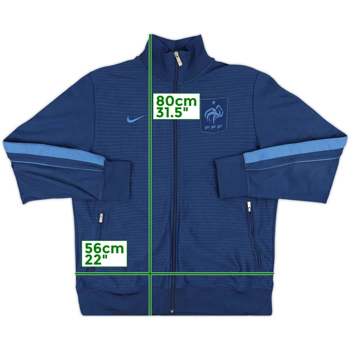 2012-13 France Nike Track Jacket - 8/10 - (XL)