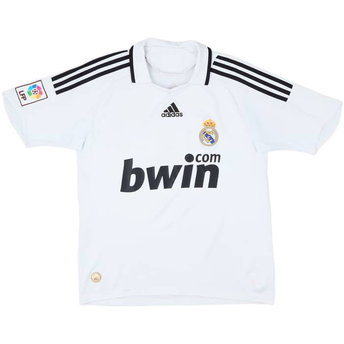 2008-09 Real Madrid Home Shirt - 5/10 - (XL.Boys)