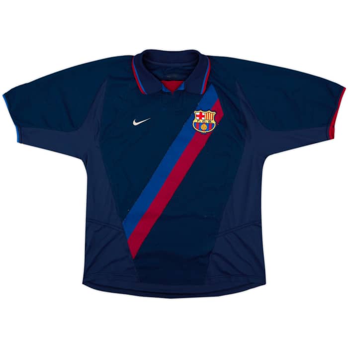 2002-03 Barcelona Away Shirt Xavi #6 - 6/10 - (L)