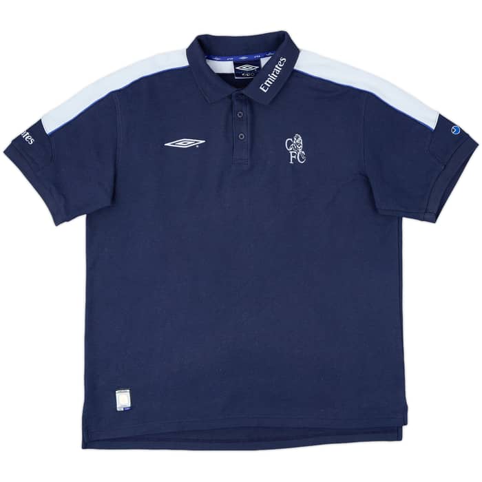 2001-02 Chelsea Umbro Polo Shirt - 4/10 - (XL)