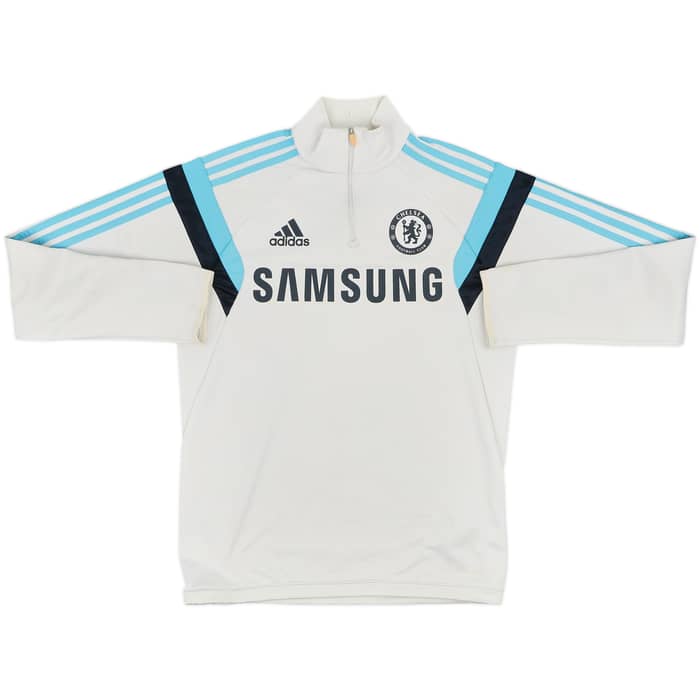 2014-15 Chelsea adidas 1/4 Zip Drill Top - 5/10 - (S)